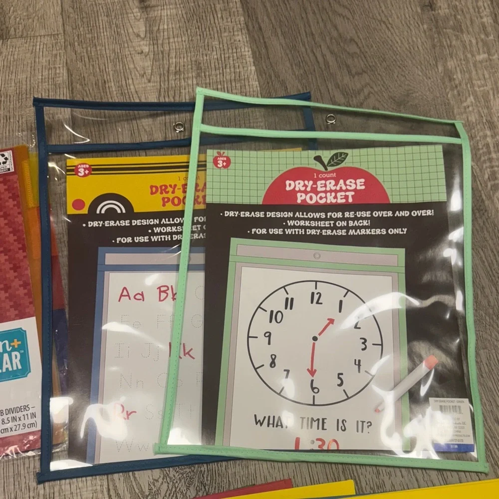 Colorful File Folders and Dividers Set